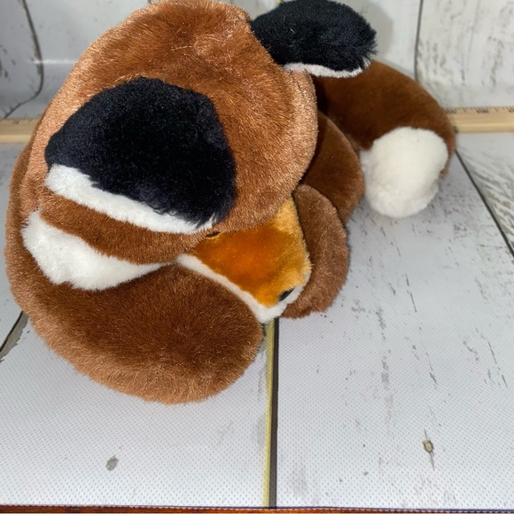 Vintage 24K Polar Puff SHY FOX Plush Toy Stuffed Animal RARE ‘89 Glass Eyes - Picture 2 of 13